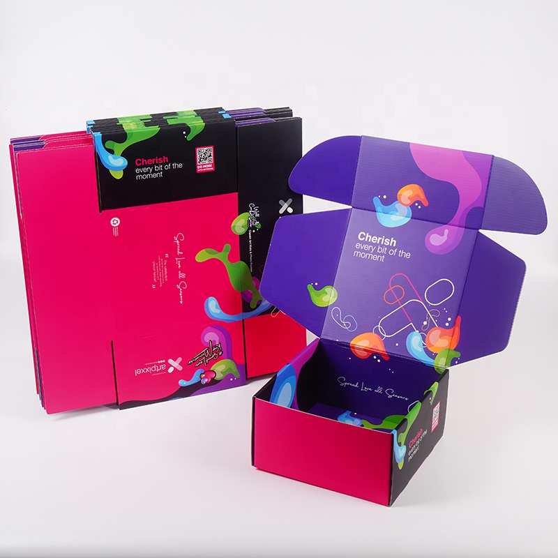 Colorful Corrugated Gift Box