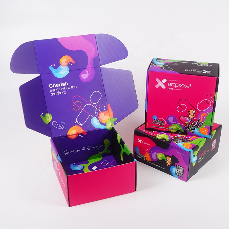 Colorful Corrugated Gift Box