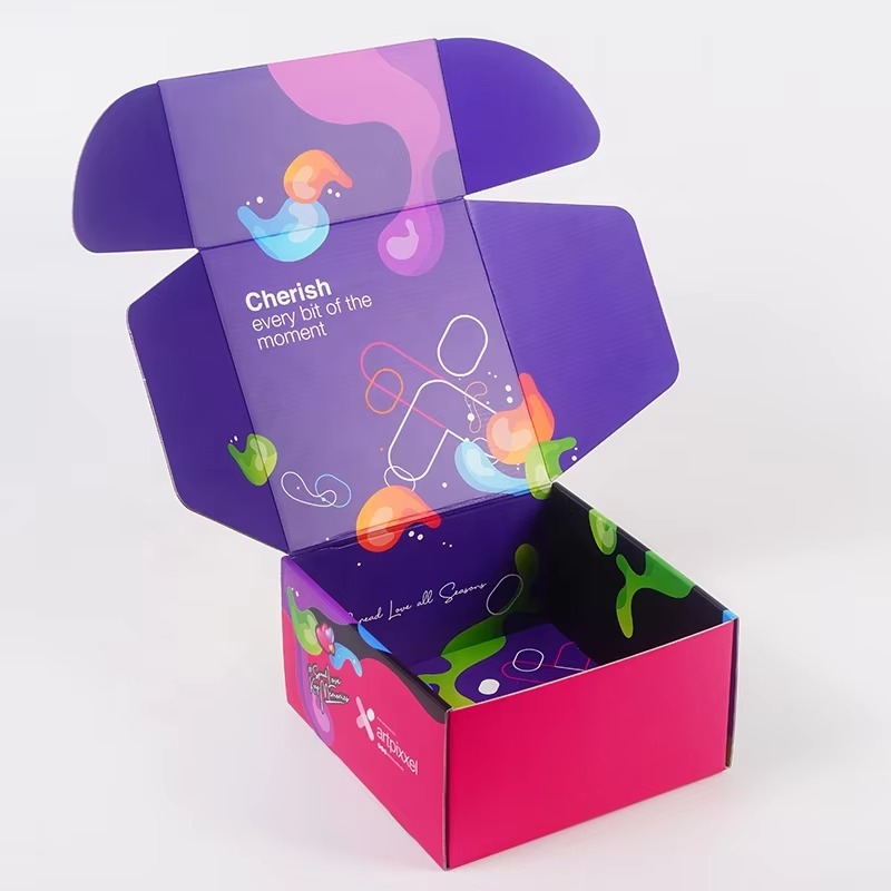Colorful Corrugated Gift Box