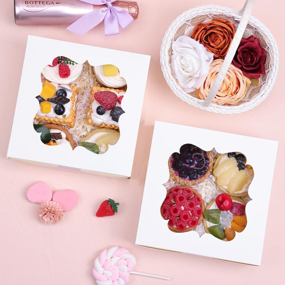 White Window Paper Food Box