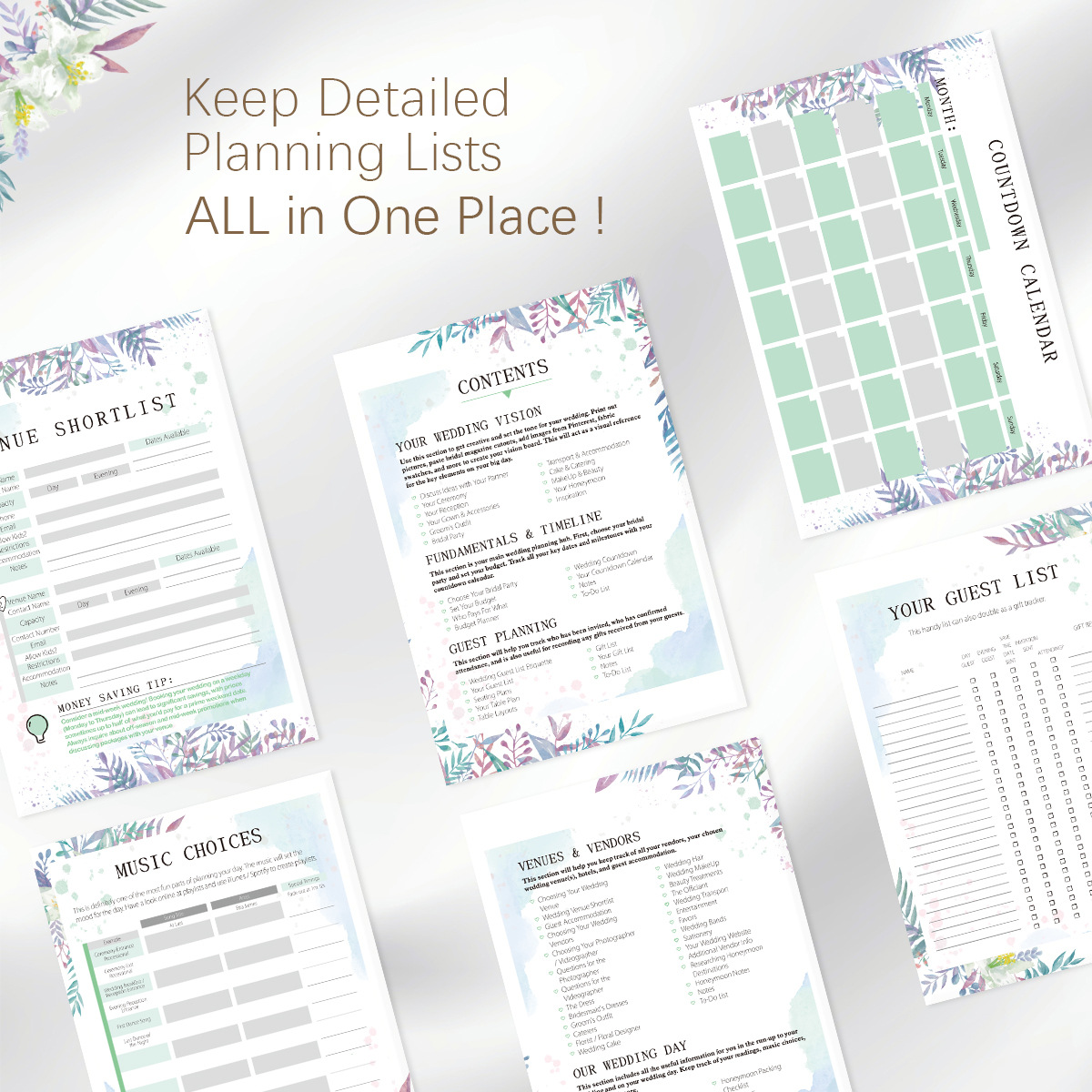 Wedding Planning Notebook Journal