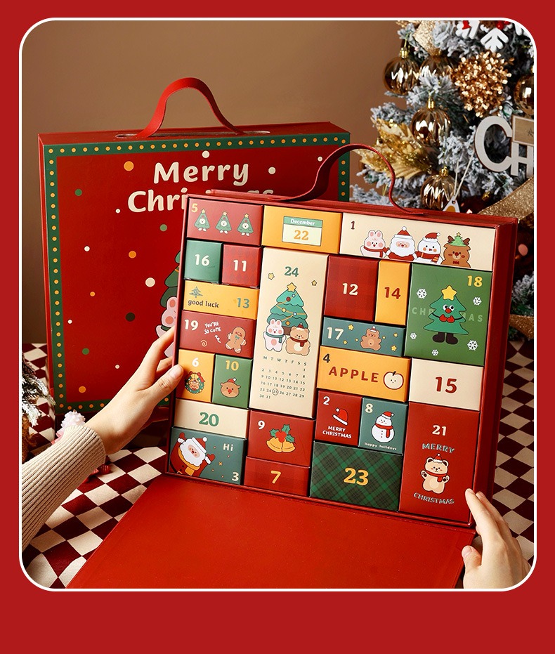 Christmas Countdown Calendar Gift Box