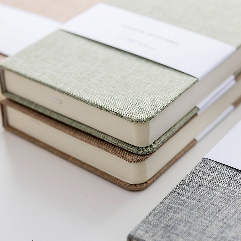 Linen Fabric Notebook