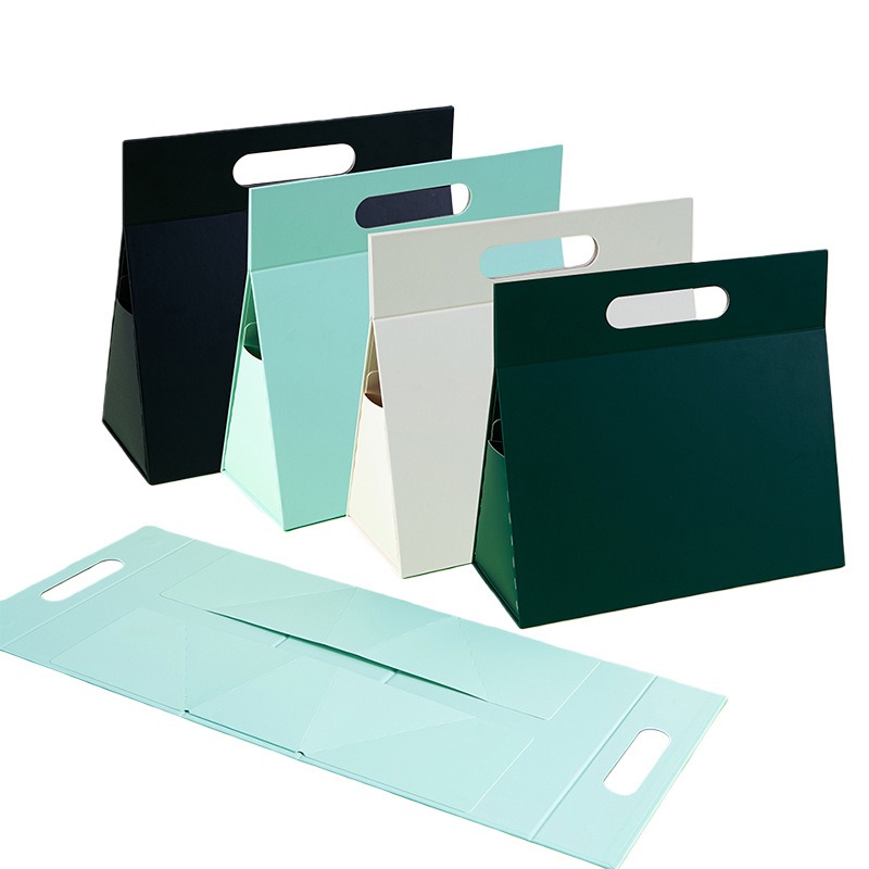Triangular Hand-held Magnetic Suction Paper Box