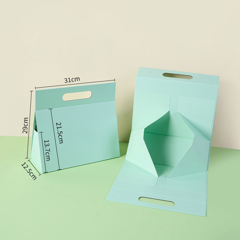 Triangular Hand-held Magnetic Suction Paper Box