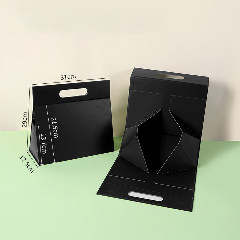 Triangular Hand-held Magnetic Suction Paper Box
