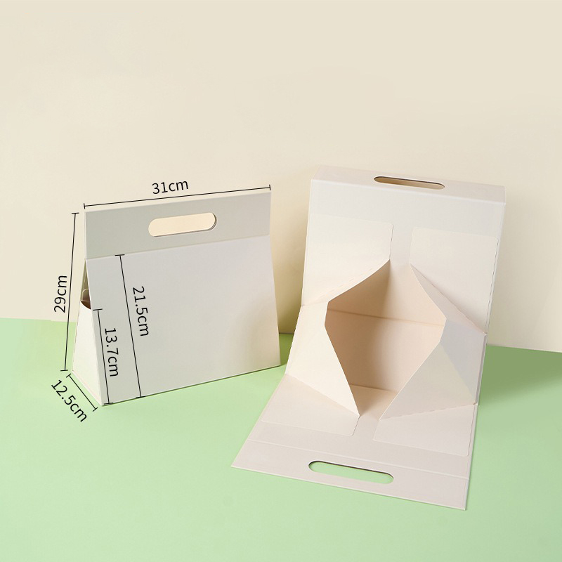 Triangular Hand-held Magnetic Suction Paper Box