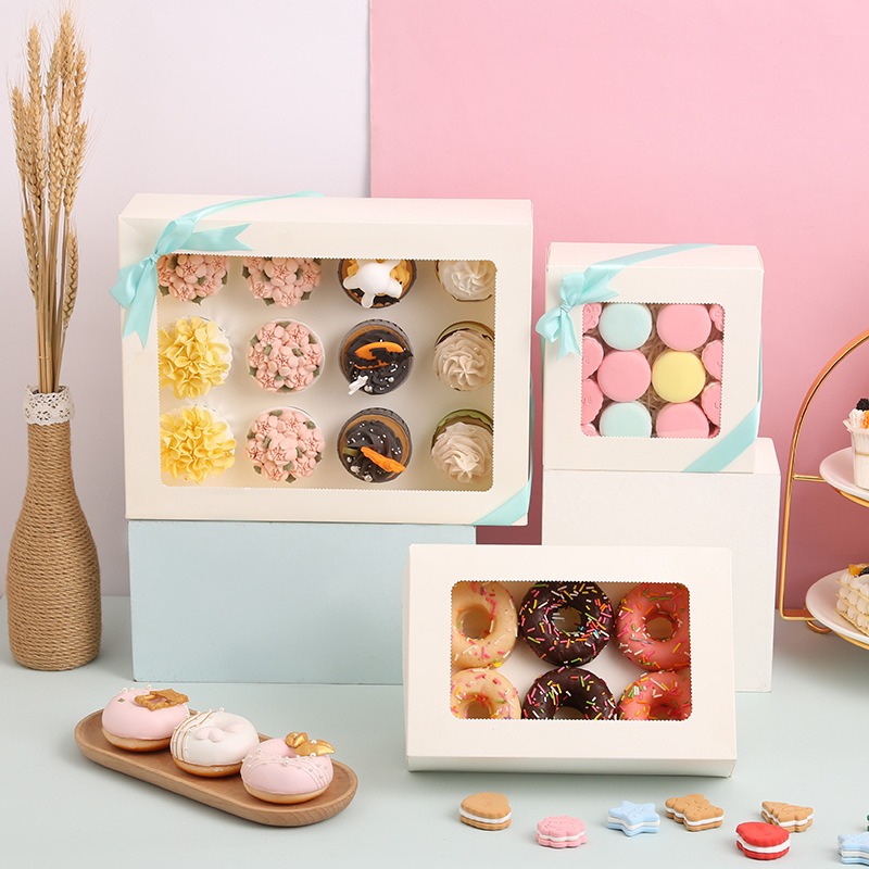 Multi-Purpose White Window Paper Box