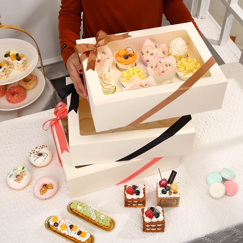 Multi-Purpose White Window Paper Box
