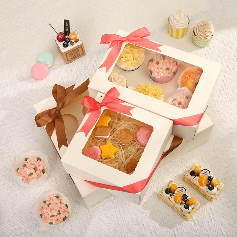 Multi-Purpose White Window Paper Box