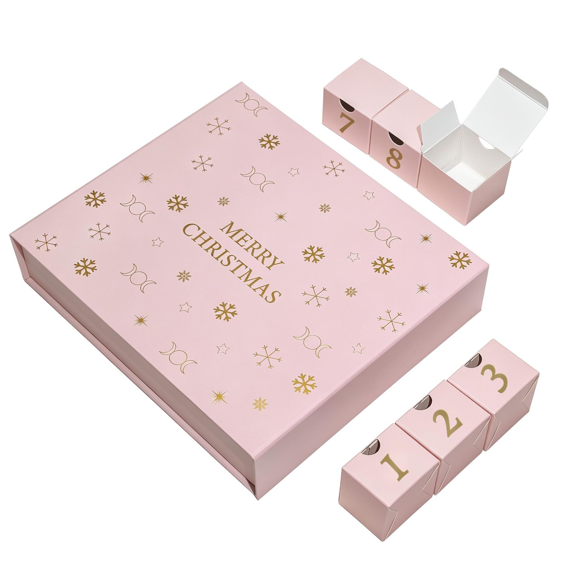 Merry Christmas Calendar Gift Box