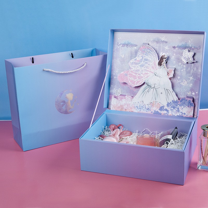 3D Pop-up Illustration Gift Box