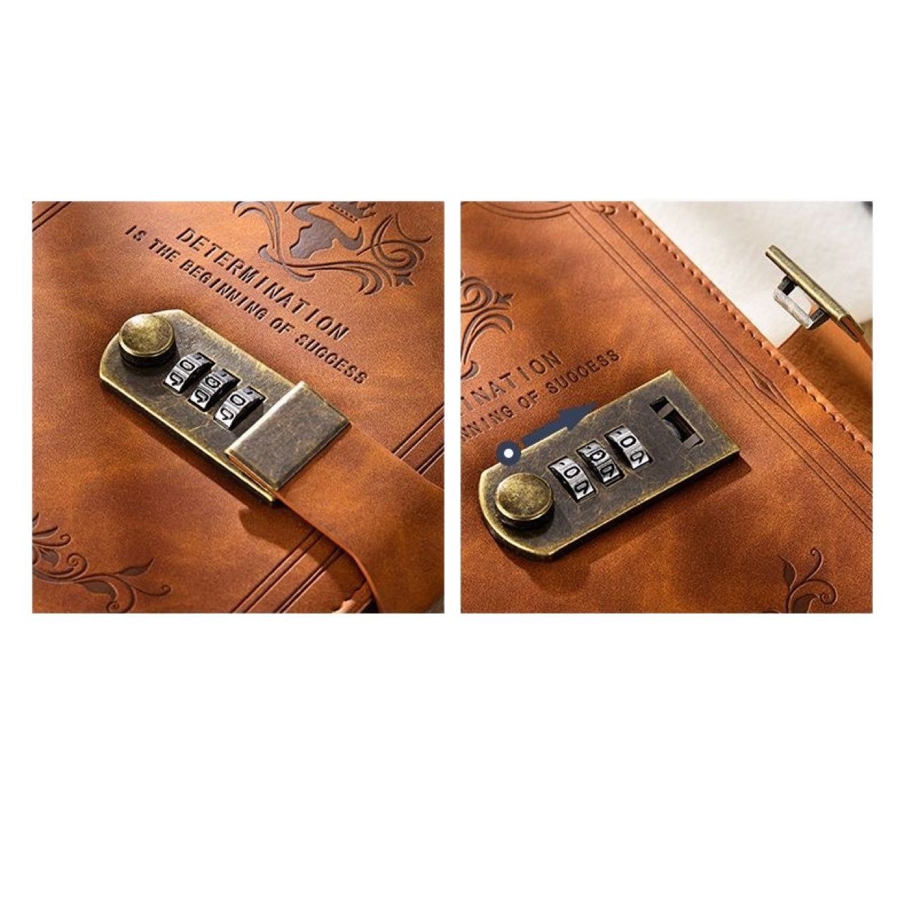 PU Leather Notebook With Lock
