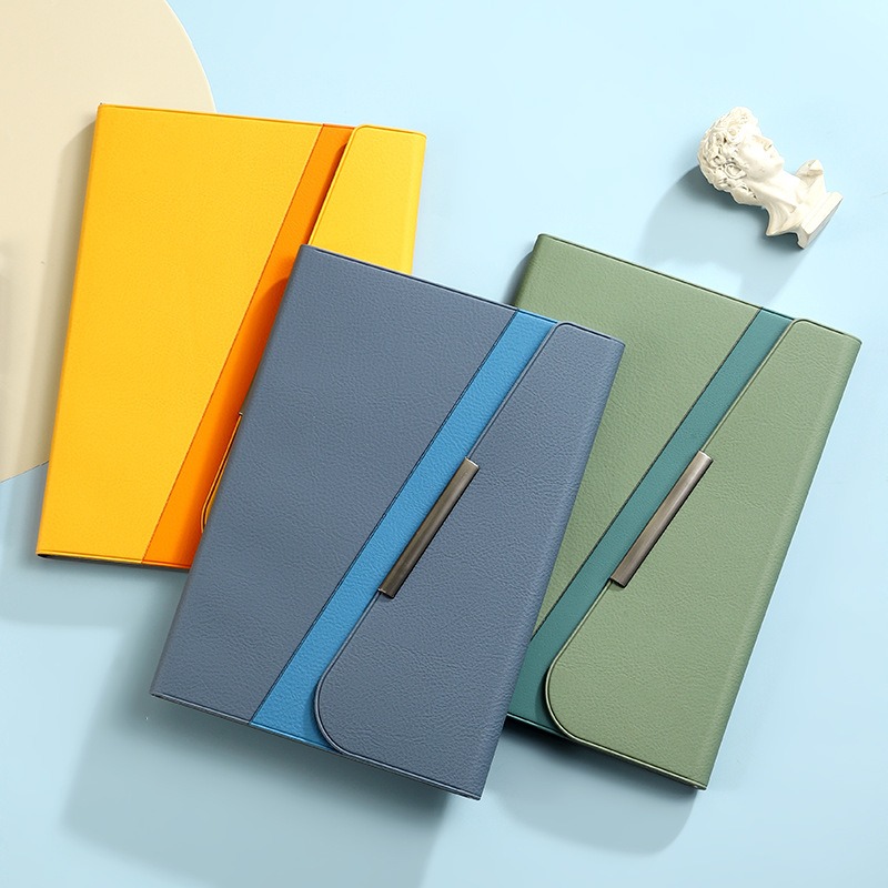 A5 PU Leather Two-Tone Notebook