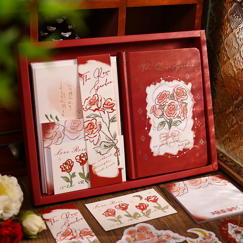 Rose Garden Journal Gift Box Set